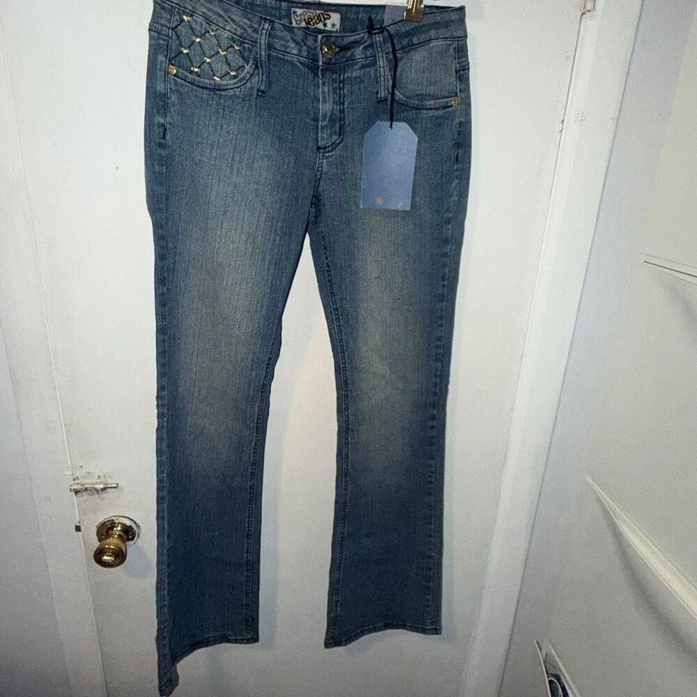 CREST JEANS Y2K Bootcut Hip Hugger Jeans-7/8 NWT!